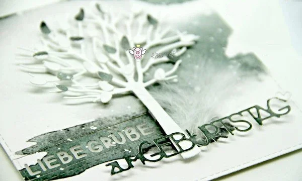 Art Craft Tree - Piggy Craft metal kesme kalıpları kesme
