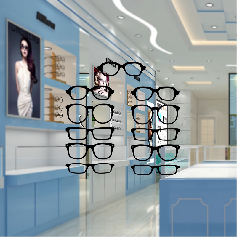 Art Craft Glasses - Gözlük Hipster şerit vinil duvar Sticker