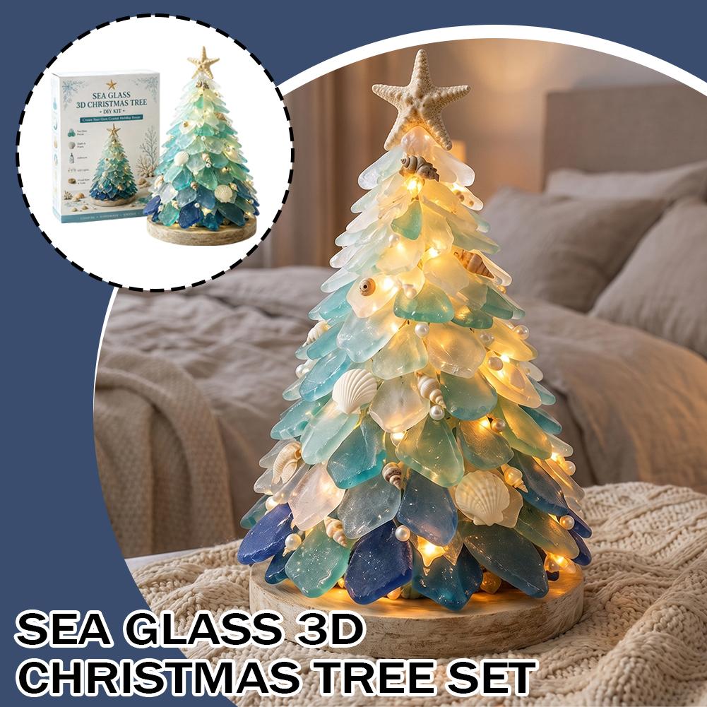 Art Craft Tree - 3D Deniz Camı Noel Ağacı Tasarım