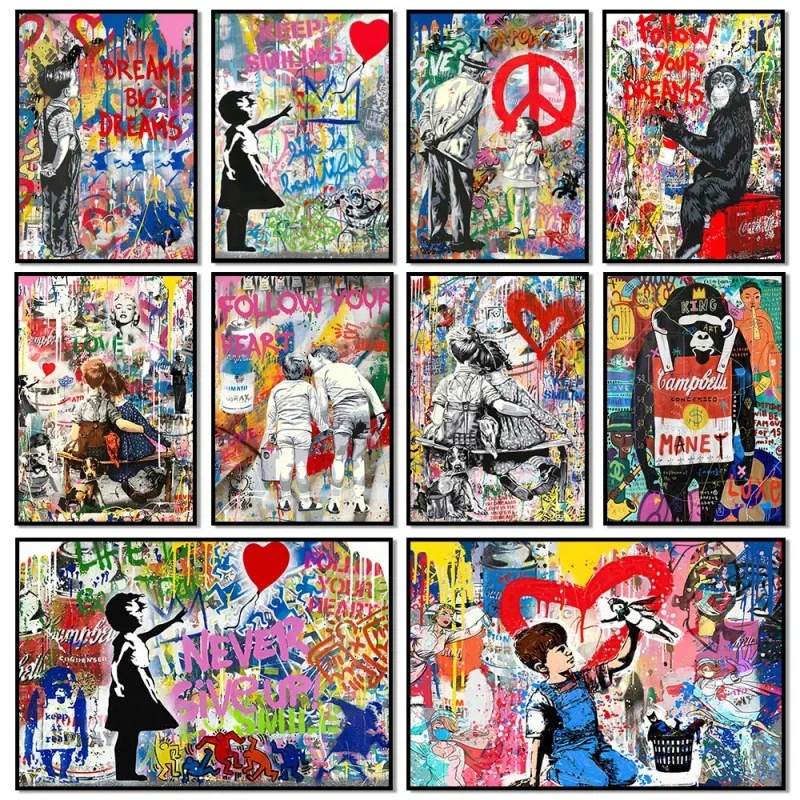 Art Craft Love - Pop Sokak Grafiti Duvar Sanatı Banksy