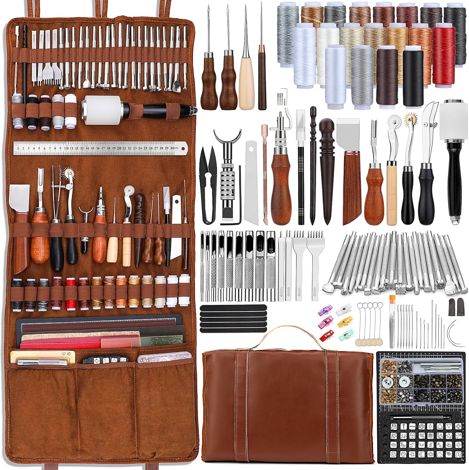 Leather Tooling Kit - Deri İşleme Seti, Özel El Çantası