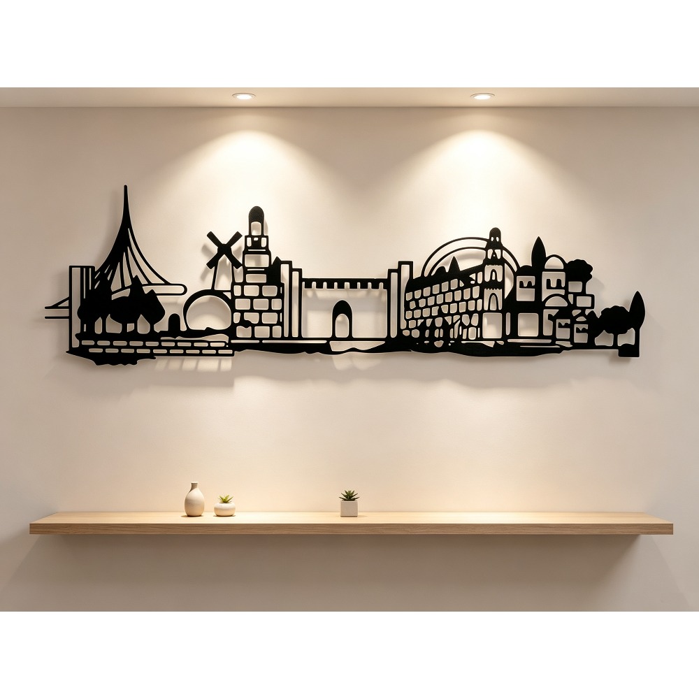 Art & Craft Supplies - CIFBUY Metal Duvar Sanatı Kudüs Manzarası
