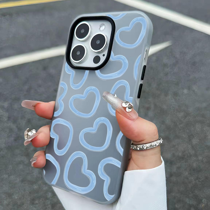 Art Craft Love - Sevimli Yağlı Boya Aşk Kalp Desenli