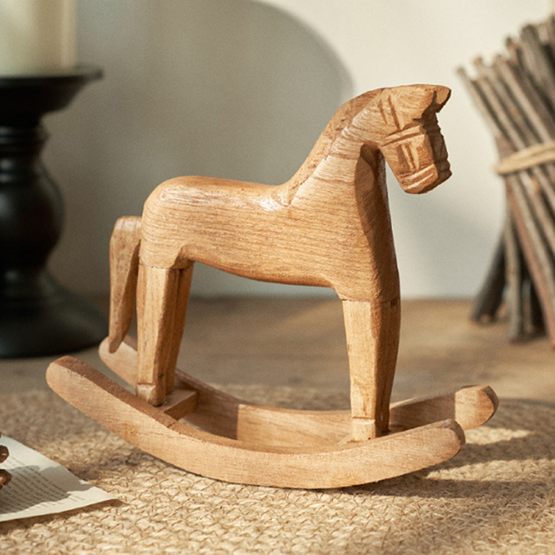 Art Craft Horse - Ahşap El Sanatları Sallanan At Heykeli