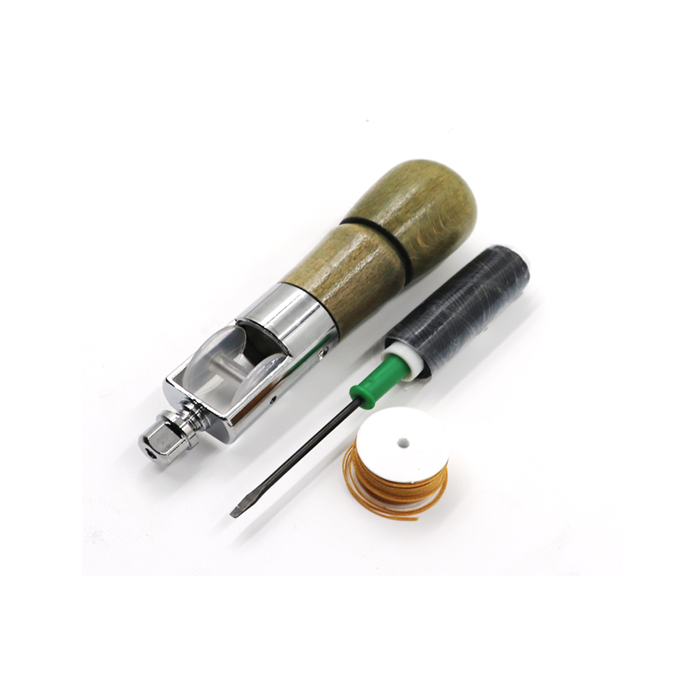 Leather Tooling Kit - Deri dikiş Awl konu kiti el