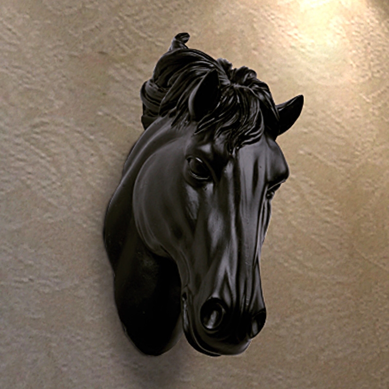 Art Craft Horse - 3D At Başı Duvar Sanatı Reçine
