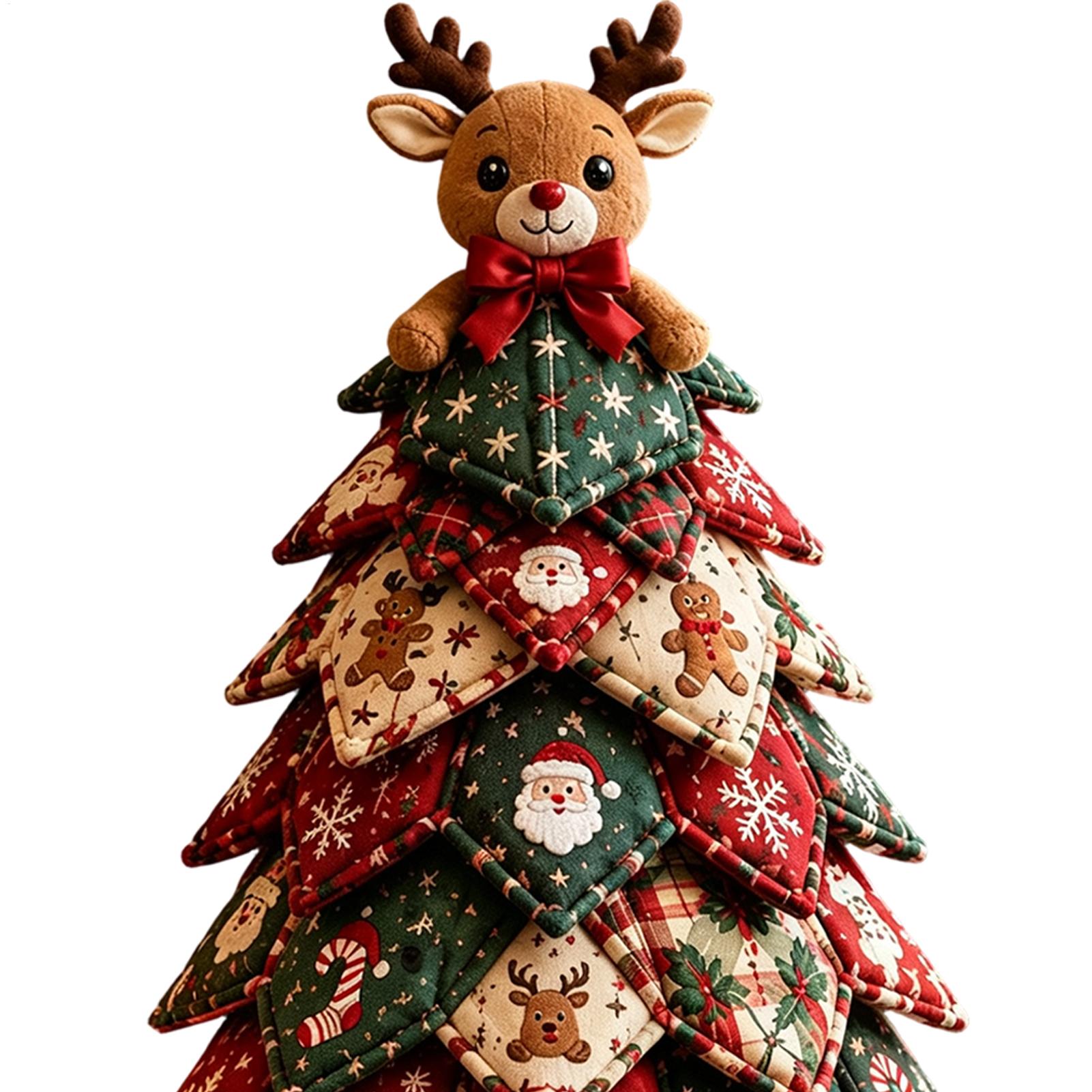 Art Craft Tree - Noel Kapitone Kumaş Ağaç Seti 3D