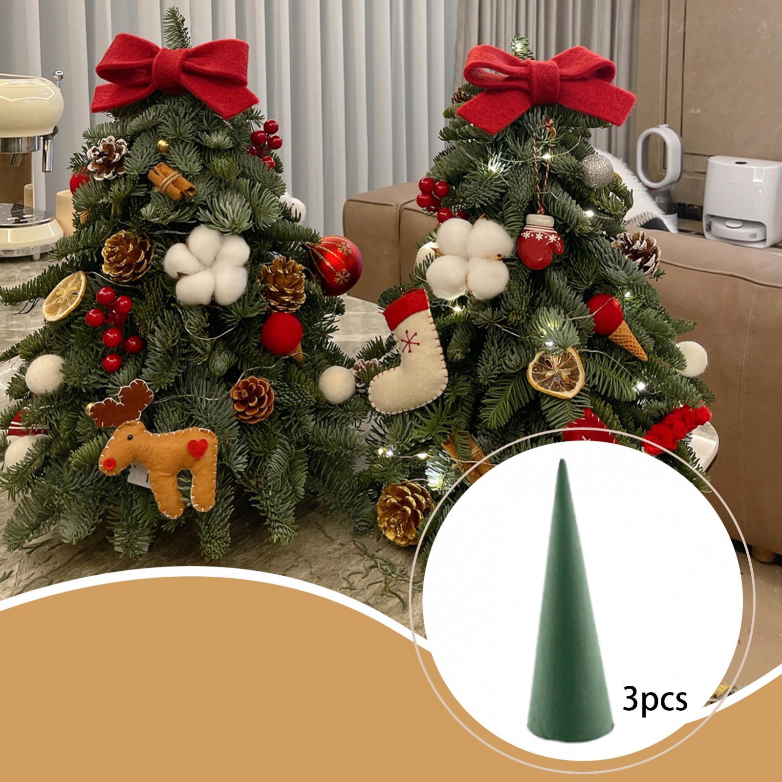 Art Craft Tree - Çiçekli Noel Ağacı Koni Çok Yönlü