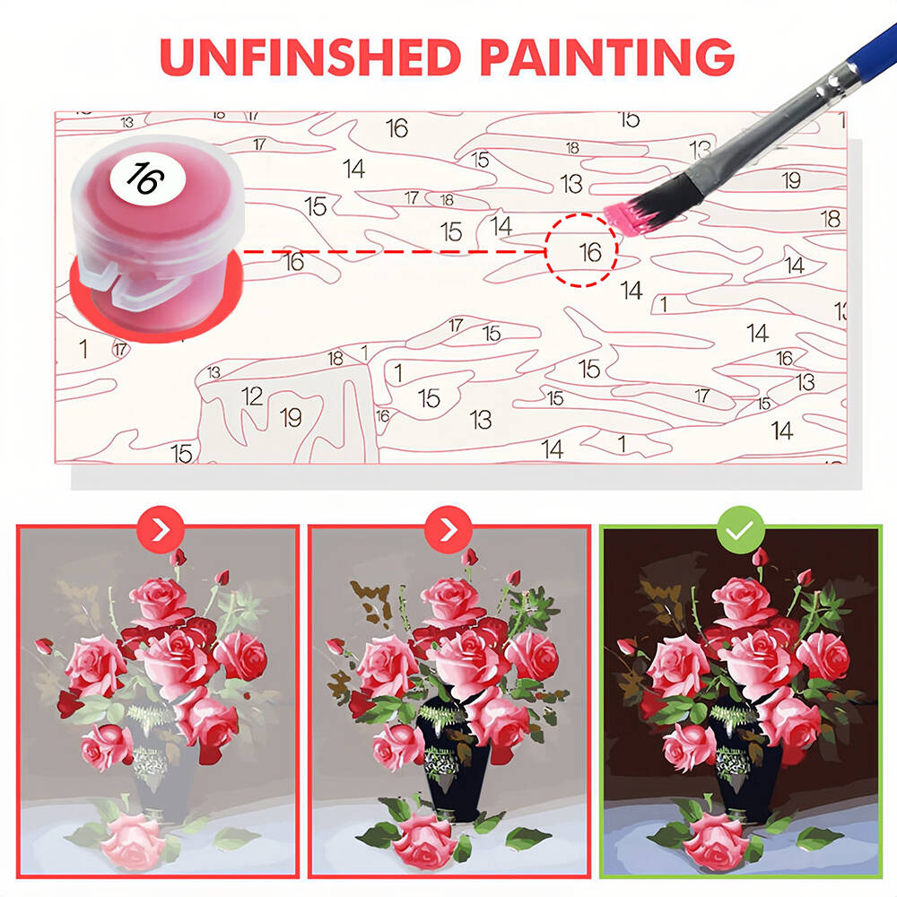 1 adet çerçevesiz DIY dijital  - Art Craft Winter incelemesi ve fiyatı