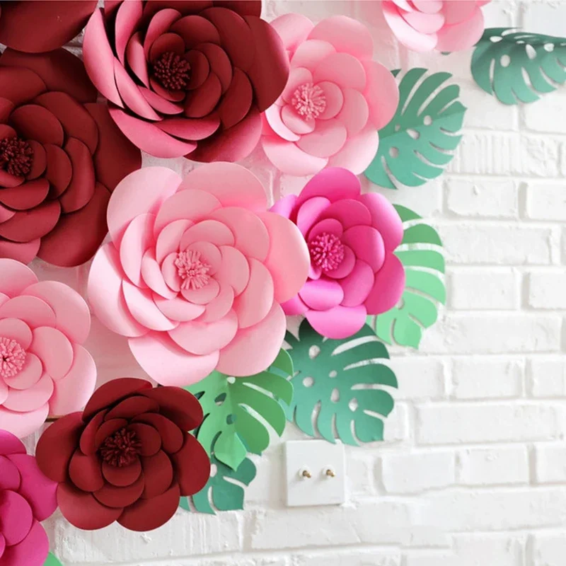 DIY Yapay Büyük Kağıt Gül Çiçe - Art And Craft For Nursery incelemesi ve fiyatı