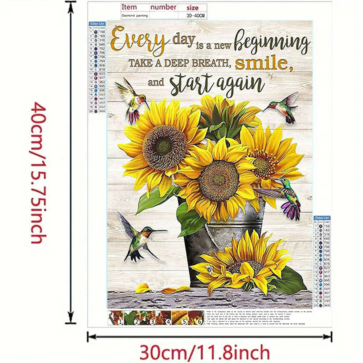 Ayçiçeği Elmas Boyama Seti, DI - Art Craft For Adults incelemesi ve fiyatı