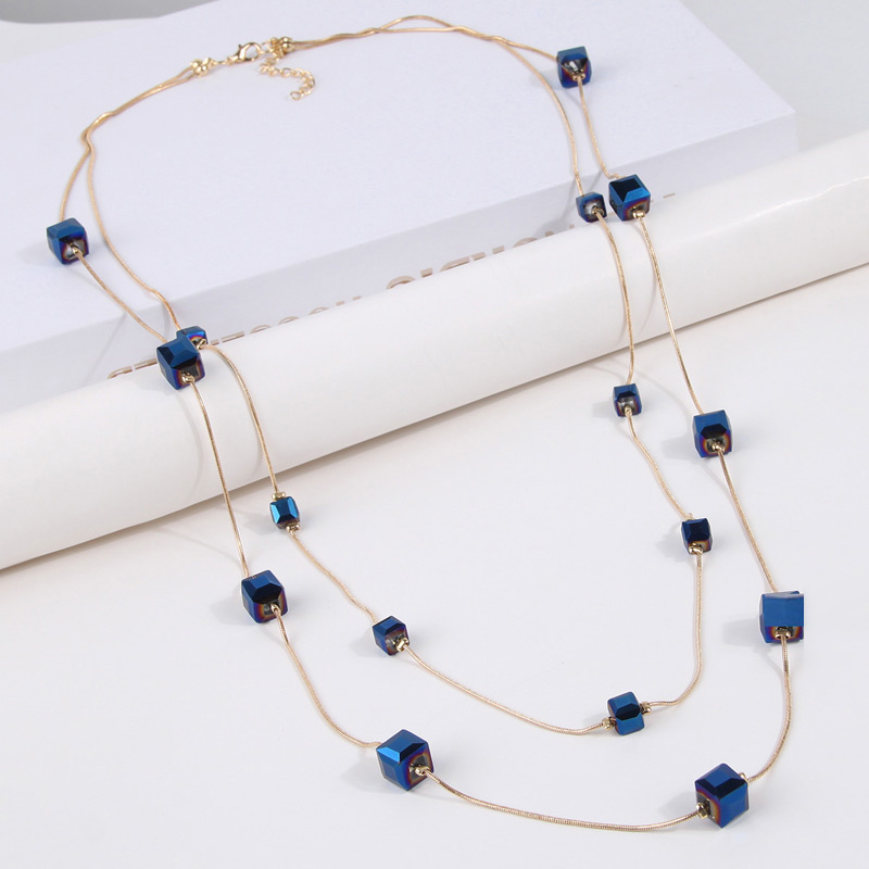Yeni Moda Uzun Kolyeler Kare G - Art Craft Glasses incelemesi ve fiyatı