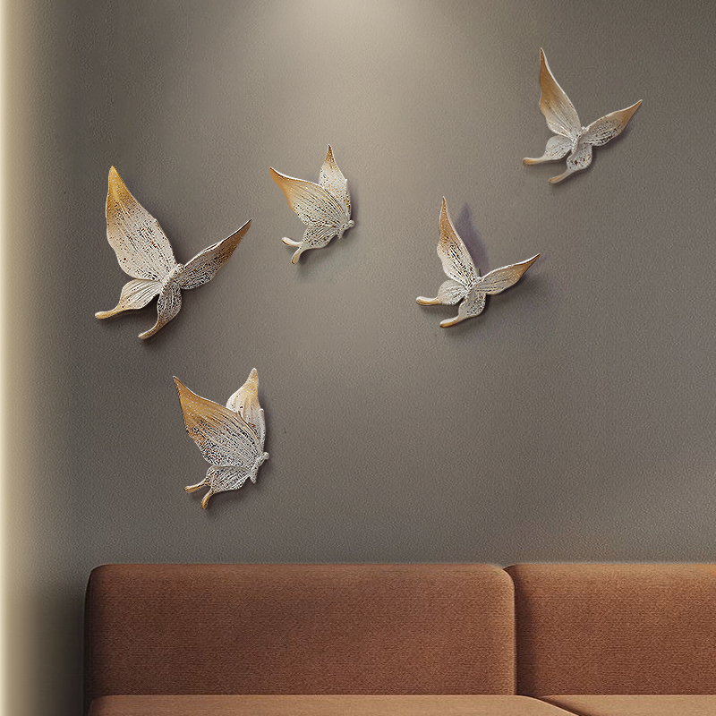 5 adet 3D Renkli Kelebek duvar - Art And Craft For Nursery incelemesi ve fiyatı