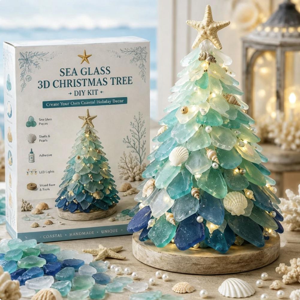 3D Deniz Camı Noel Ağacı Tasar - Art Craft Tree incelemesi ve fiyatı
