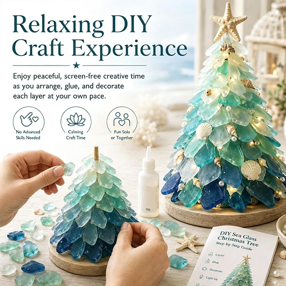 3D Deniz Camı Noel Ağacı Tasar - Art Craft Tree incelemesi ve fiyatı