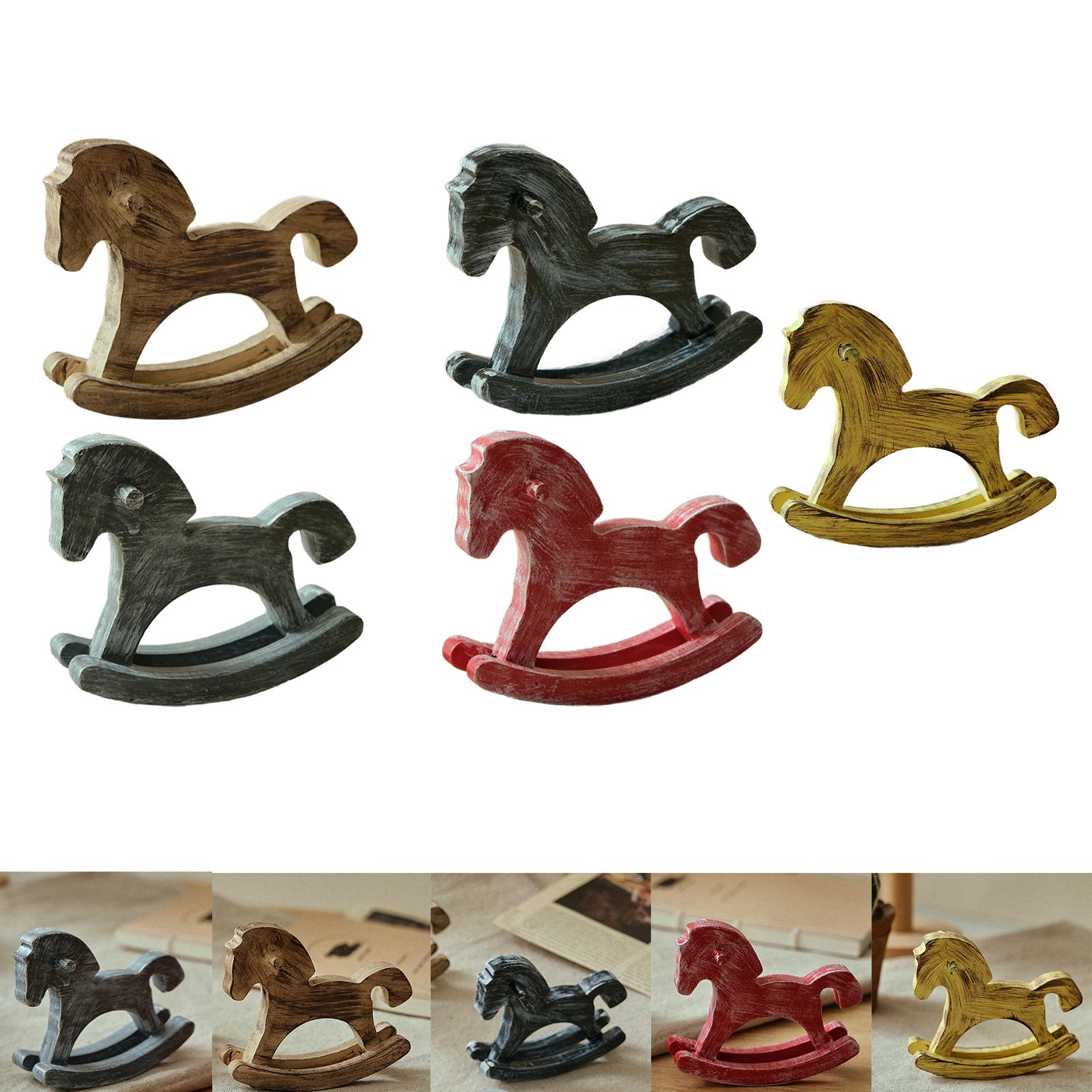 Ahşap Sallanan At Ev Dekorasyo - Art Craft Horse incelemesi ve fiyatı