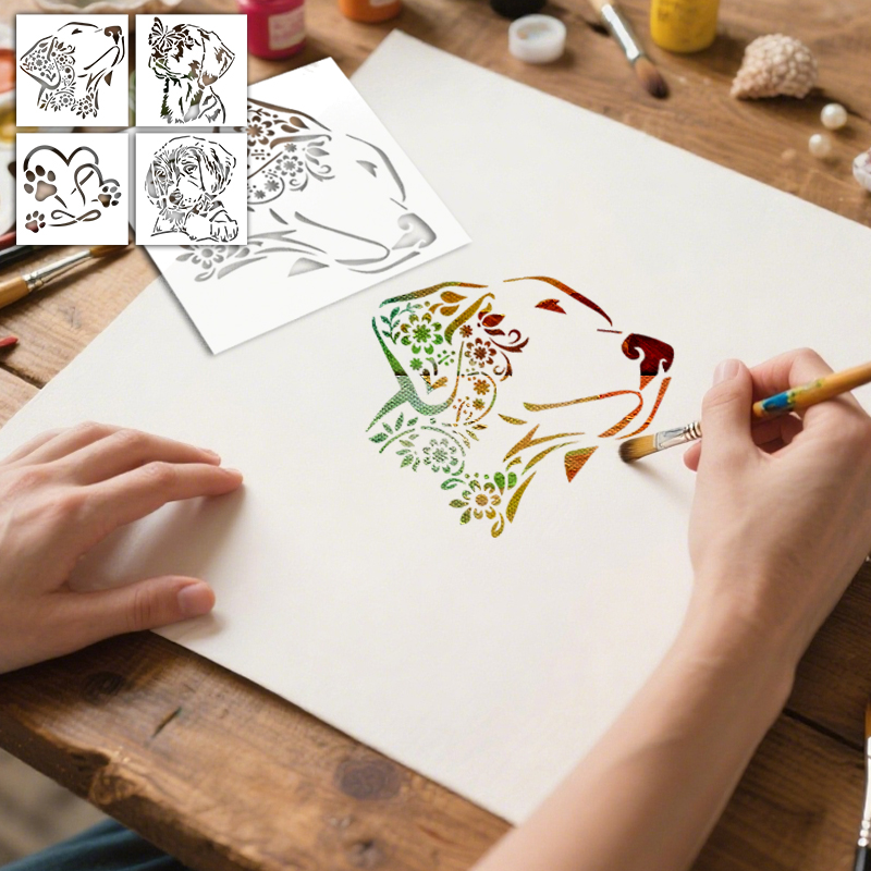YOMDID 4 adet Köpek Temalı Boy - Art Craft Love incelemesi ve fiyatı