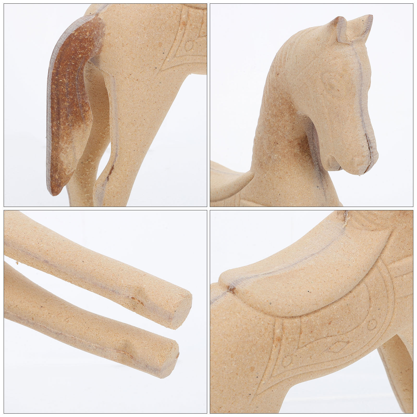 Bitmemiş Ahşap At El Oyması 8. - Art Craft Horse incelemesi ve fiyatı