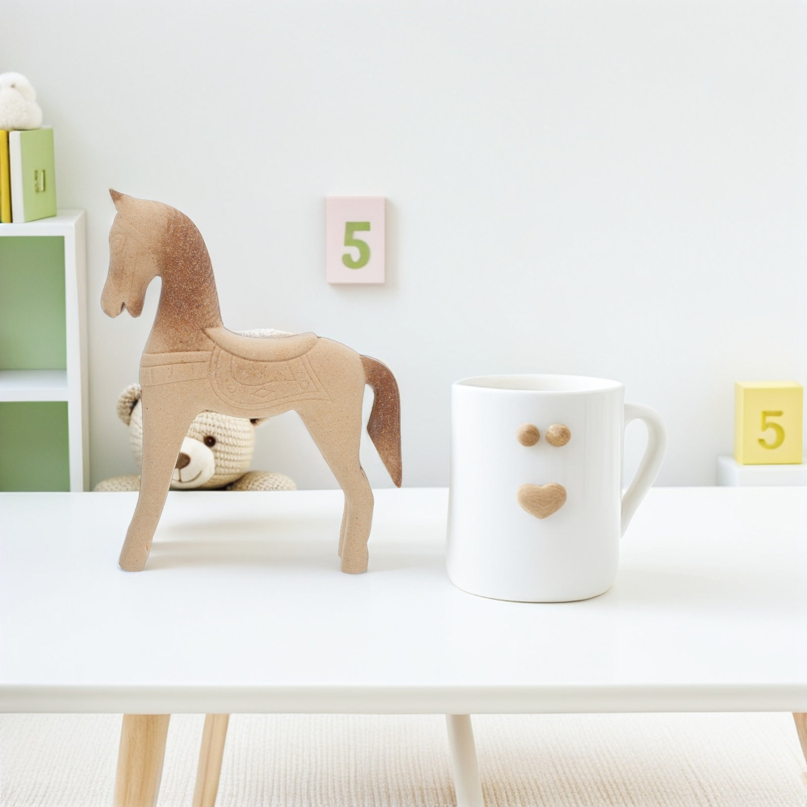 Bitmemiş Ahşap At El Oyması 8. - Art Craft Horse incelemesi ve fiyatı