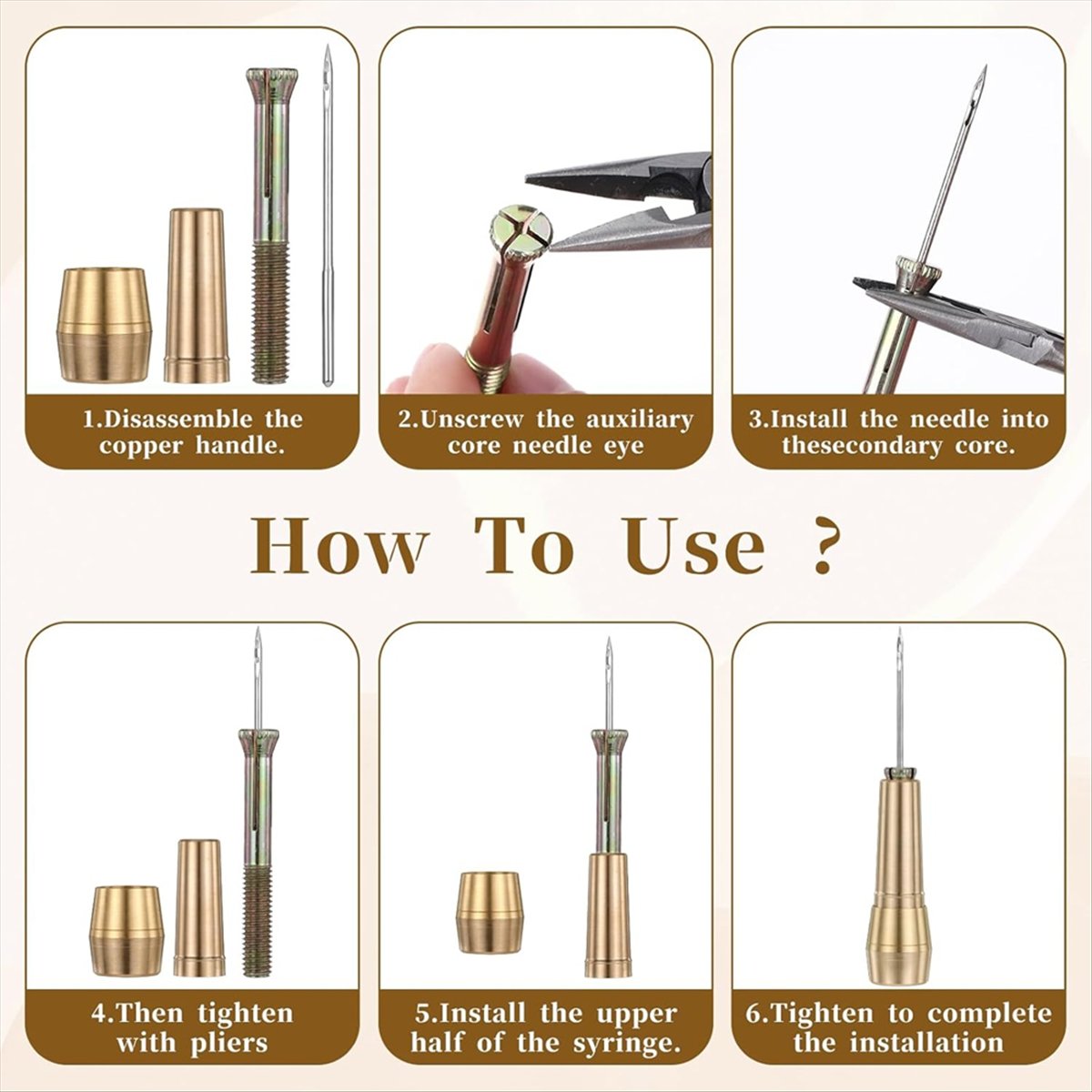 9 Parça Deri Dikiş Awl Seti, B - Leather Tooling Kit incelemesi ve fiyatı