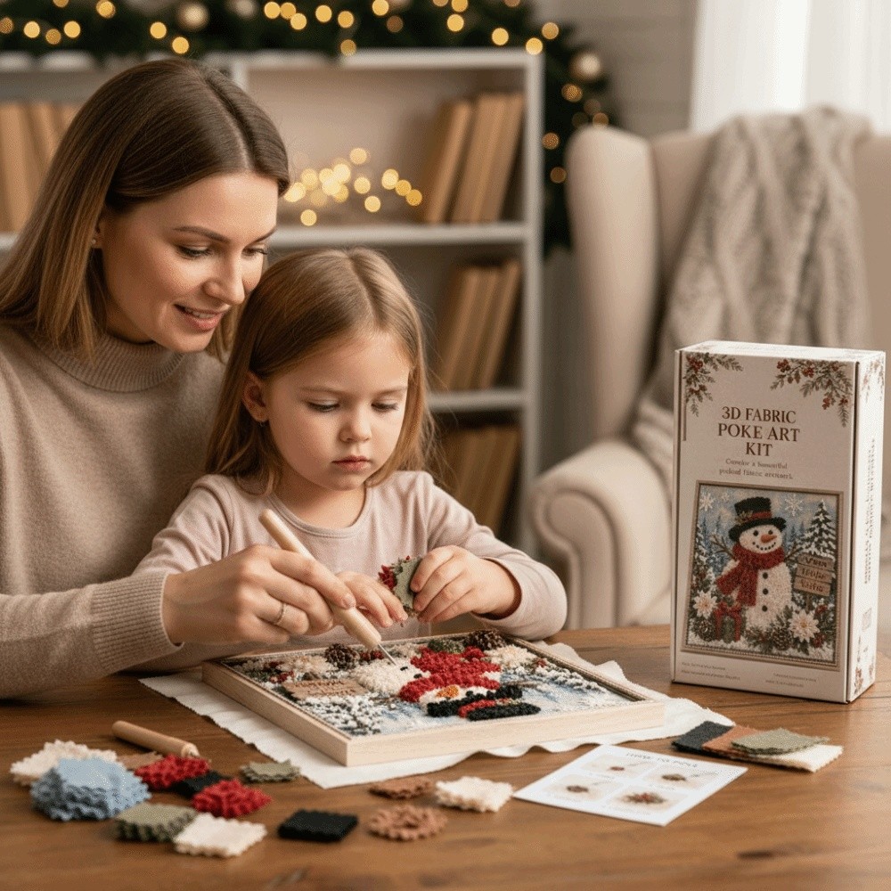 Dikişsiz Noel Poke Sanatı Kola - Art And Craft For Xmas incelemesi ve fiyatı