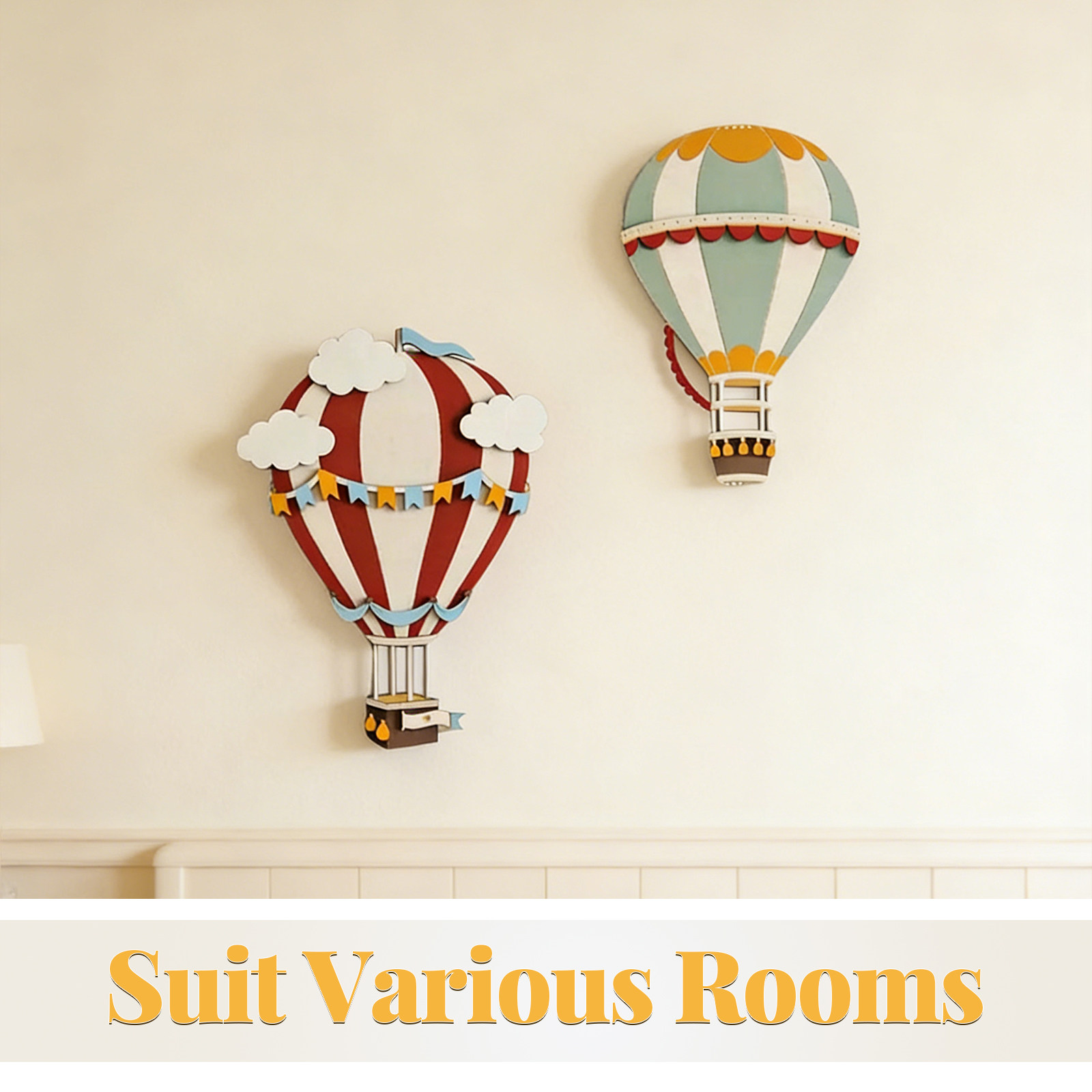 3 Parça Ahşap Sıcak Hava Balon - Art And Craft For Nursery incelemesi ve fiyatı