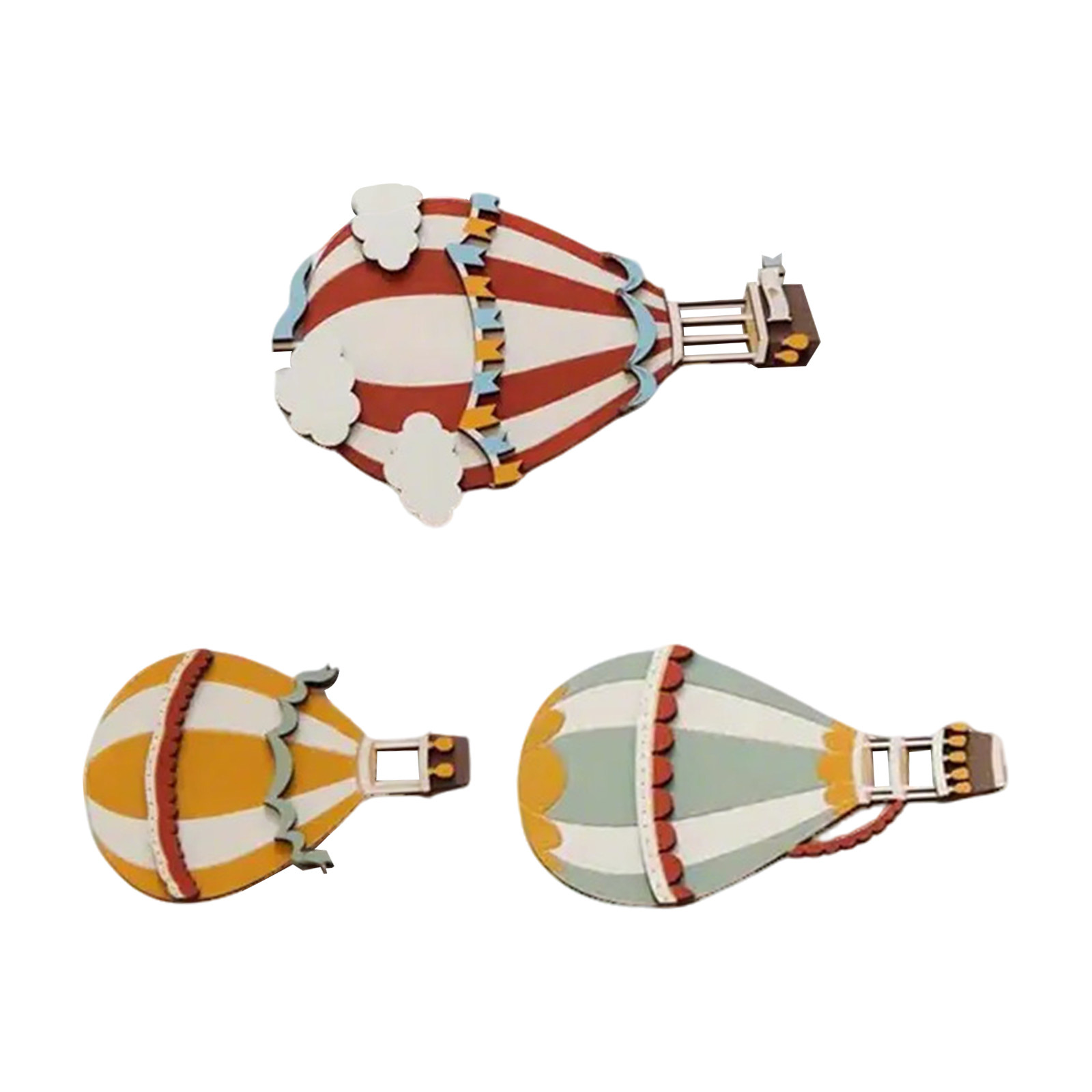 3 Parça Ahşap Sıcak Hava Balon - Art And Craft For Nursery incelemesi ve fiyatı