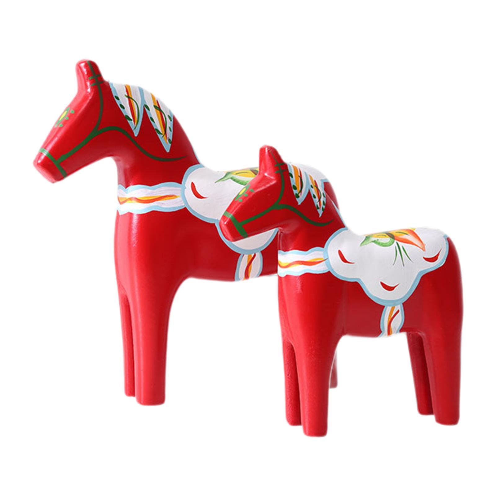 2 Adet Dala At Figürü Kırmızı  - Art Craft Horse incelemesi ve fiyatı
