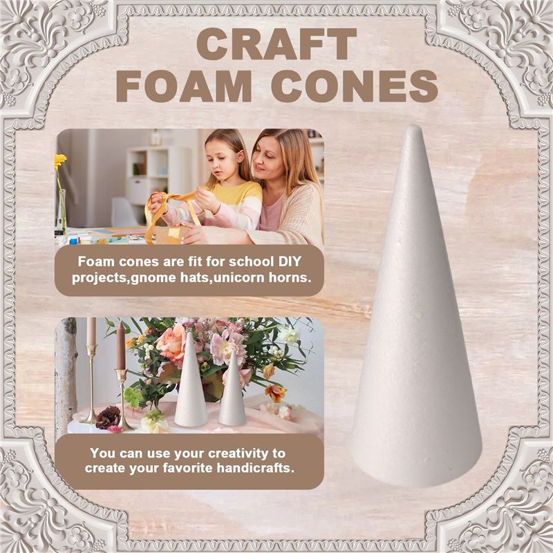 24'lü Paket Köpük Ağaç Koniler - Art Craft Tree incelemesi ve fiyatı