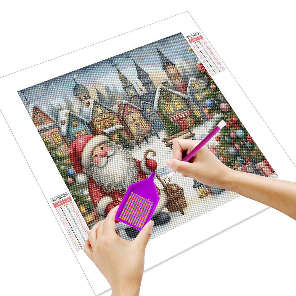 Disney DIY 5D elmas boyama kar - Art Craft Winter incelemesi ve fiyatı