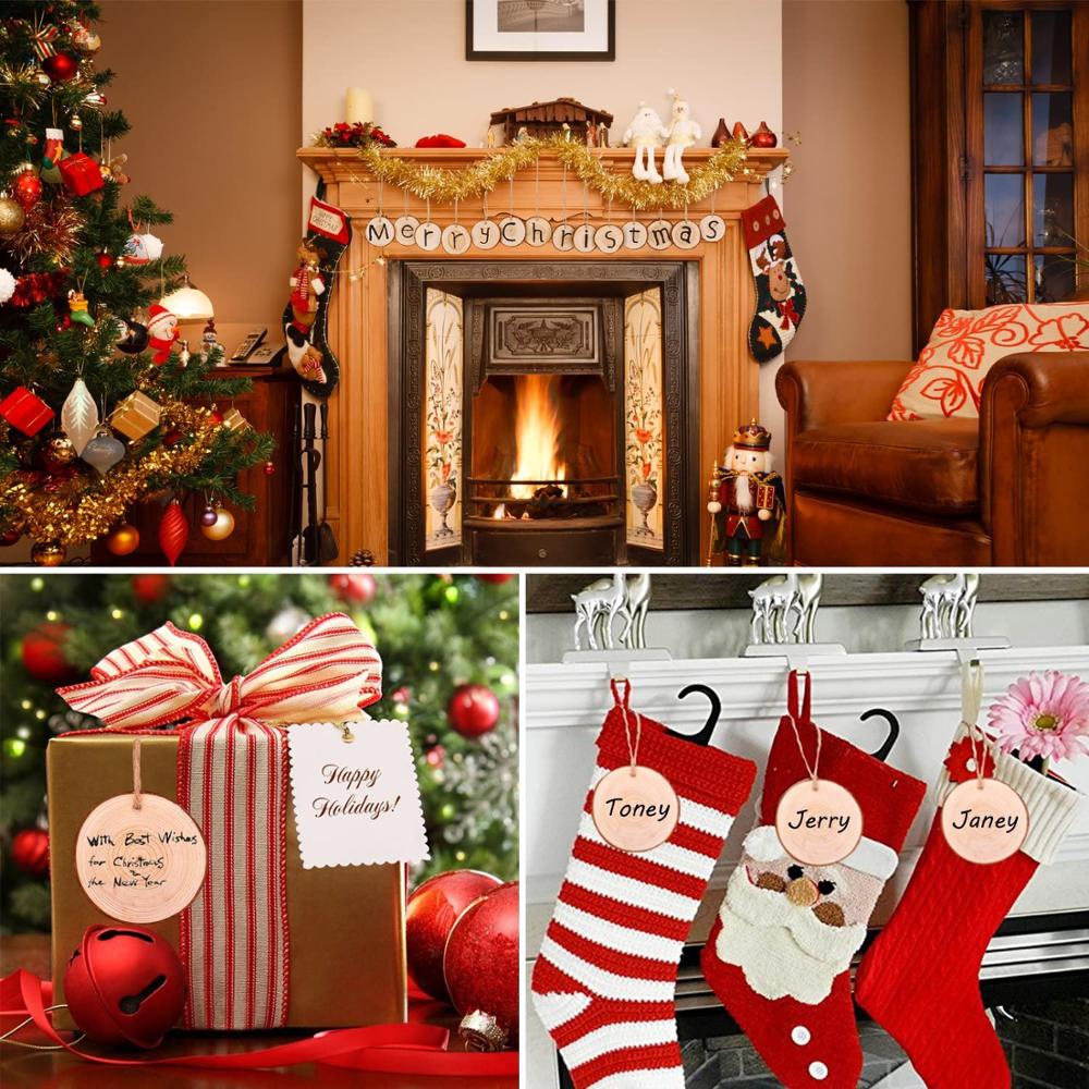 Doğal Ahşap Dilimleri El İşi A - Art Craft Christmas Tree incelemesi ve fiyatı