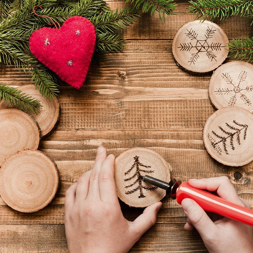 Doğal Ahşap Dilimleri El İşi A - Art Craft Christmas Tree incelemesi ve fiyatı