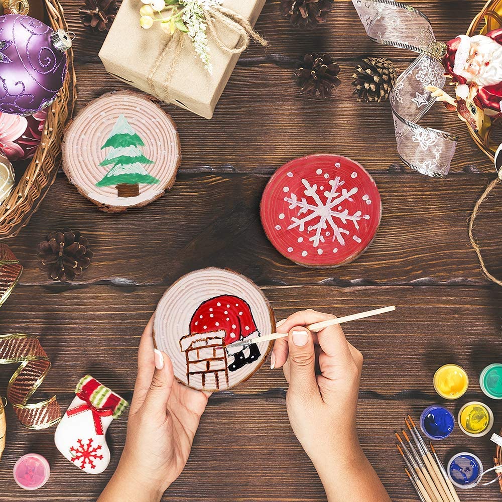 Doğal Ahşap Dilimleri El İşi A - Art Craft Christmas Tree incelemesi ve fiyatı